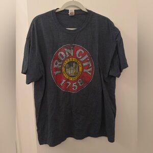 Men’s Pittsburgh tshirt - Pittsburgh Iron City 1758 Graphic Tee - grey